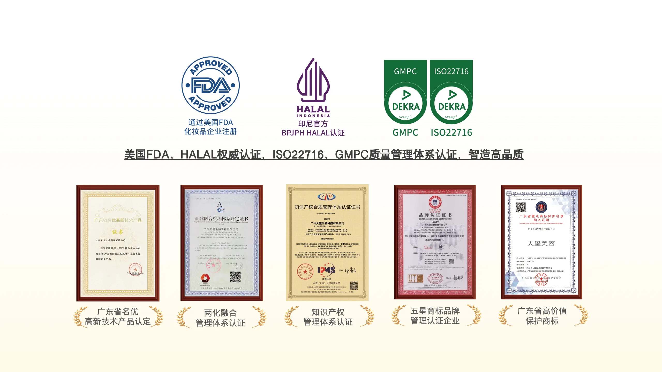 Certifications